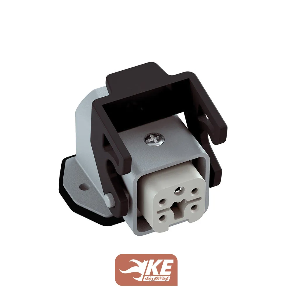 کانکتور صنعتی 4 پین 10 آمپر مادگی METE مدل 403077