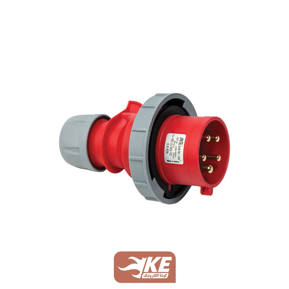 سوکت صنعتی 5 شاخه 32 آمپر نری METE مدل 406112v