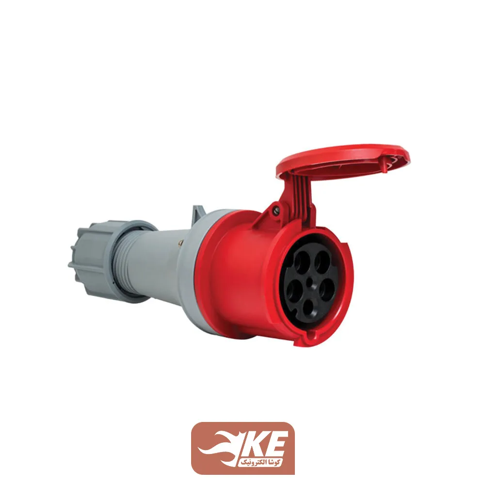 سوکت صنعتی 5 شاخه 63 آمپر مادگی مستقیم METE مدل 406417