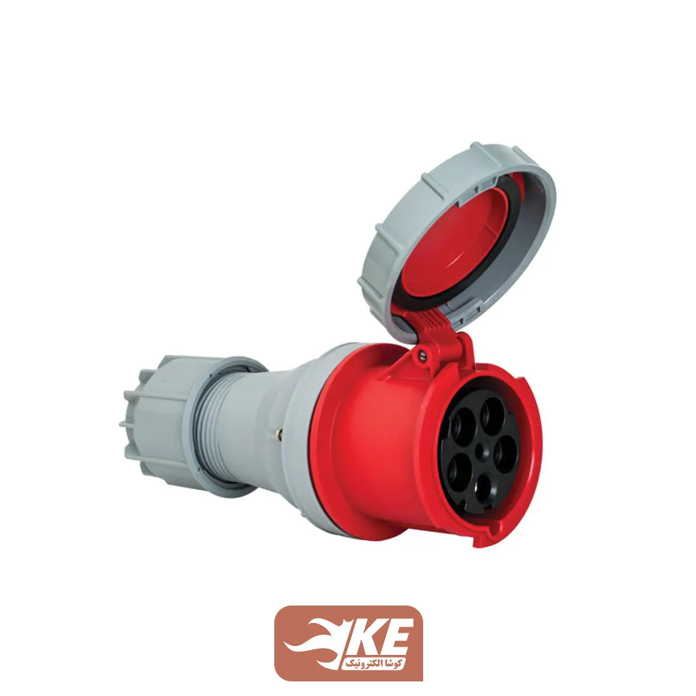 سوکت صنعتی 5 شاخه 125 آمپر مادگی مستقیم METE مدل 406420