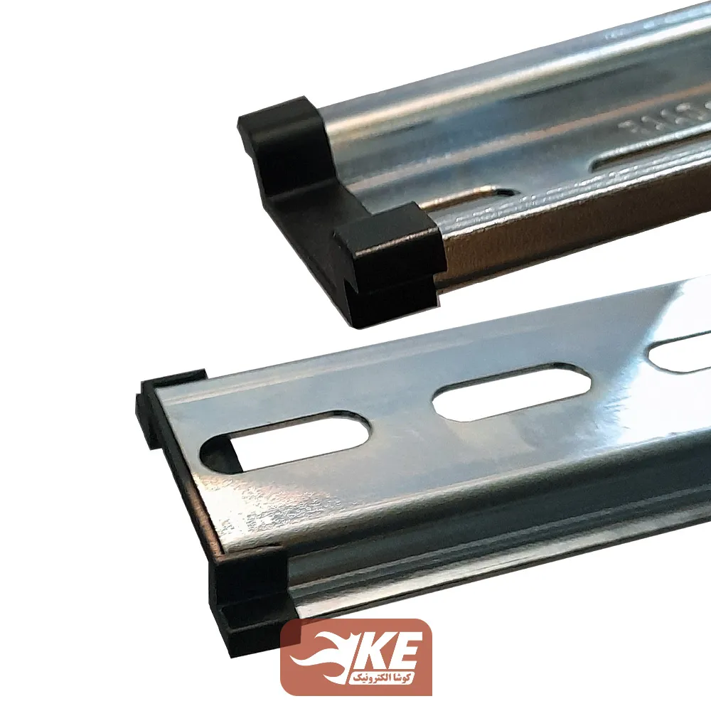 درپوش انتهایی ریل پایه کوتاه رعد مدل EC-TH35-7.5 بسته 10 عددی