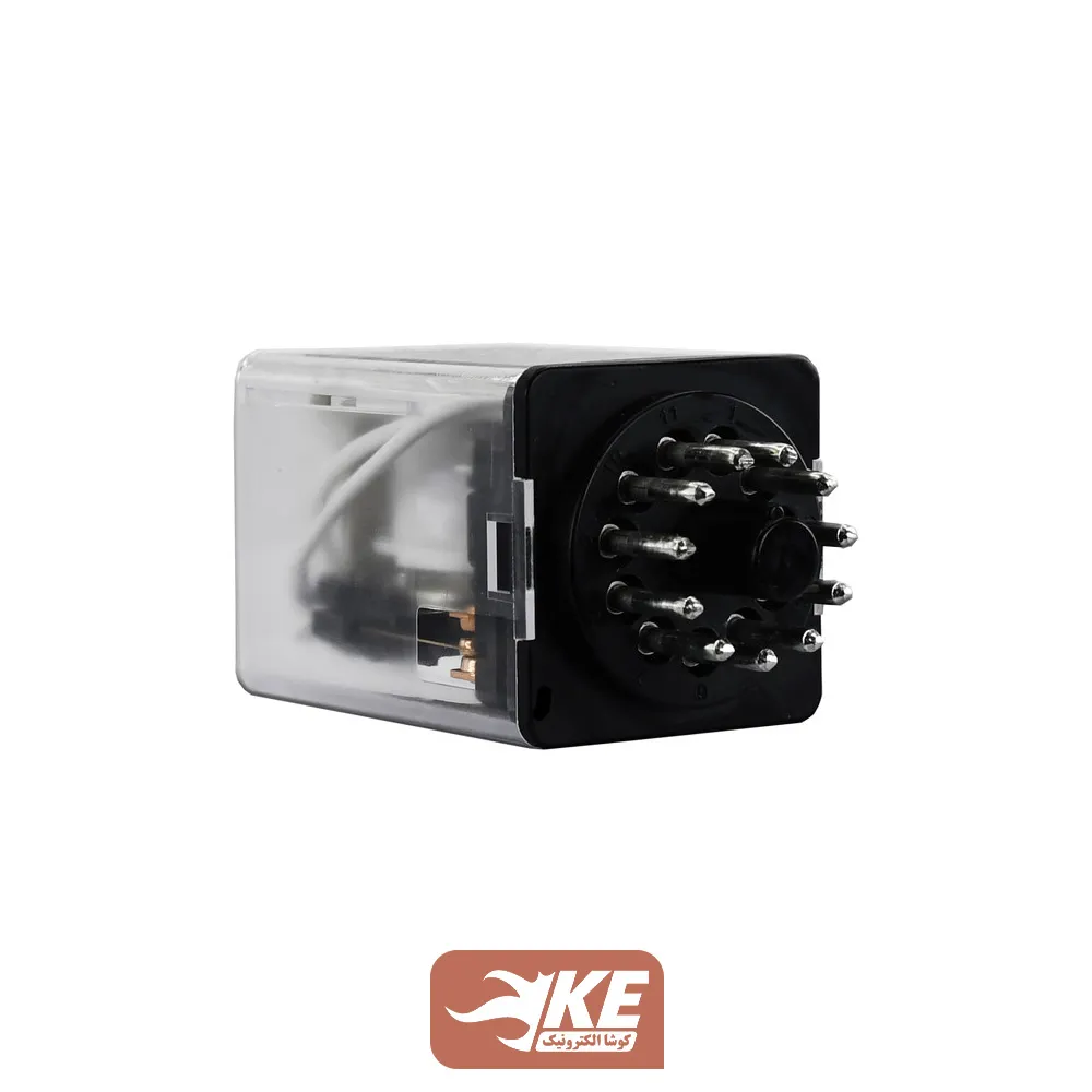 رله 48VDC سه کنتاکت 10 آمپر هونگفا HF10FF/048D-3ZDT