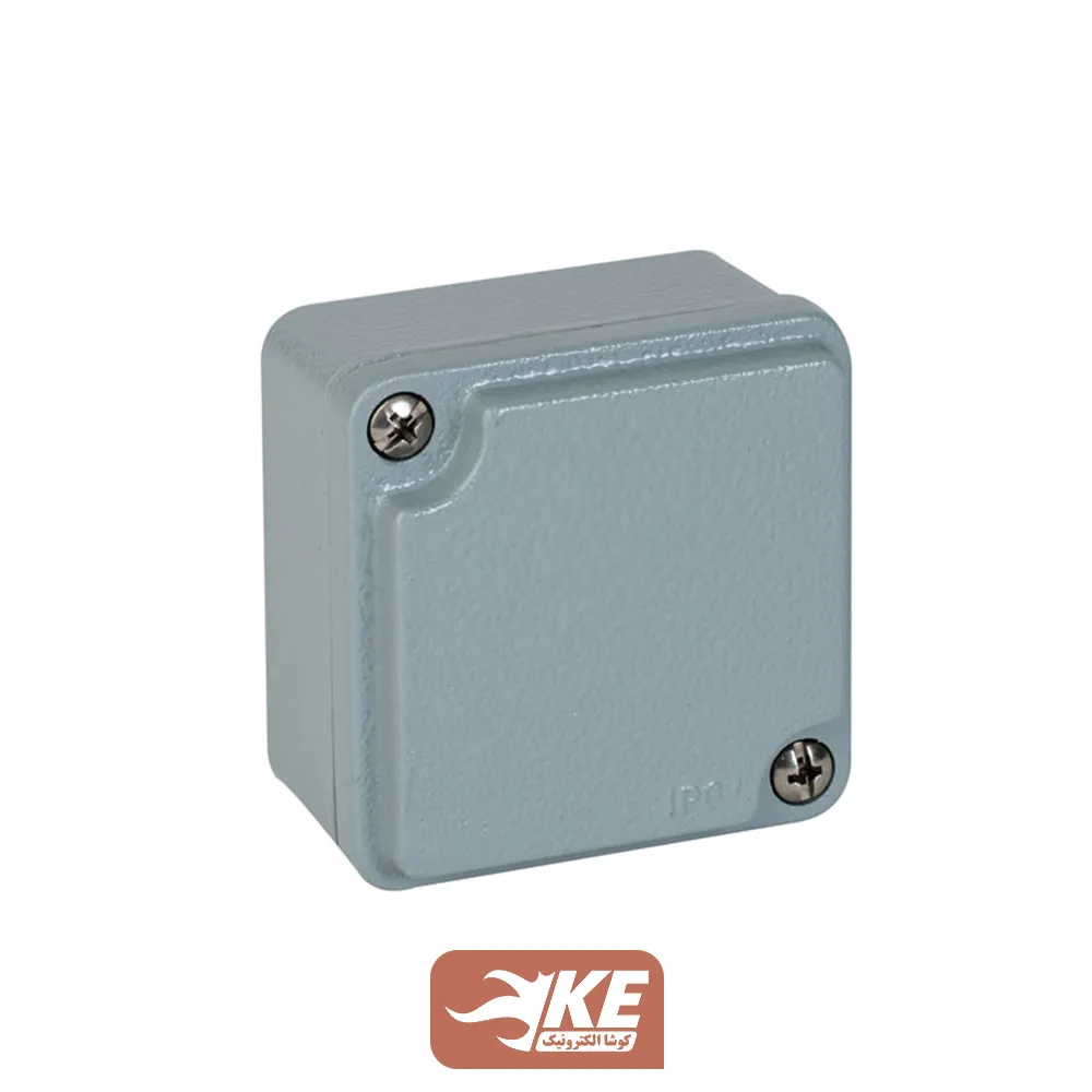 جعبه تقسیم آلومینیومی 6.5*6.5 عمق 4 برند METE مدل 402502