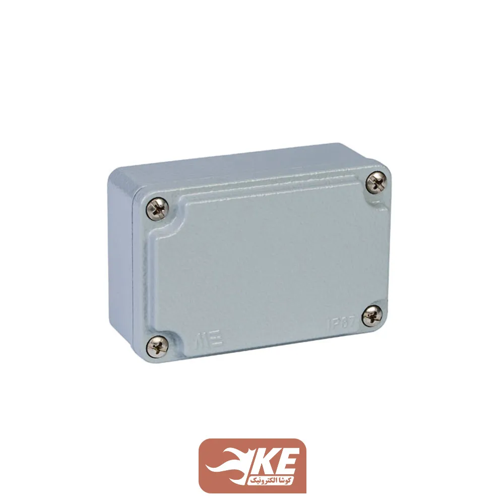 جعبه تقسیم آلومینیومی 6.5*10 عمق 4 برند METE مدل 402503