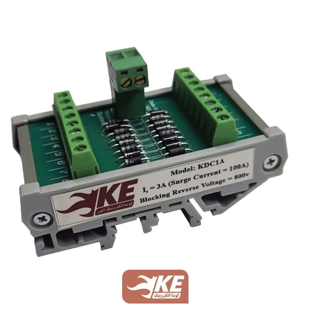 کارت دیود 16 تایی 1 آمپر آند مشترک کوشا الکترونیک KDC1A