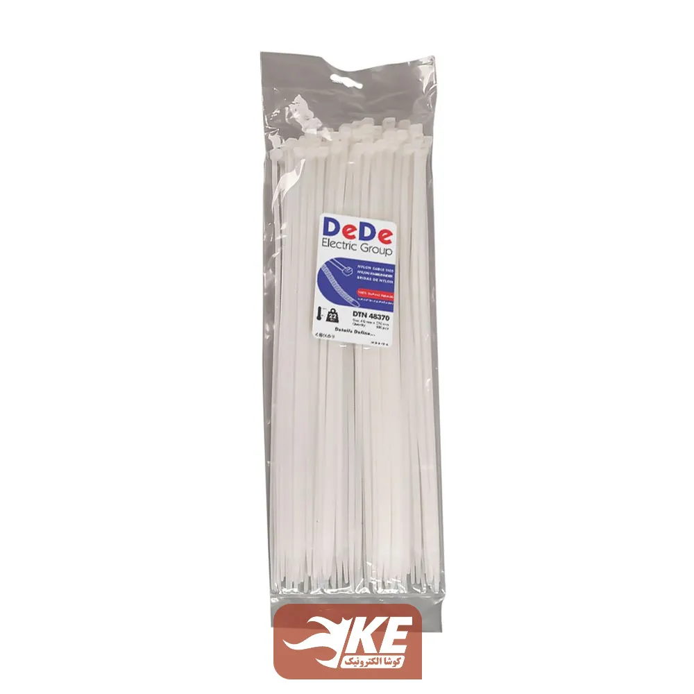 بست کمربندی 37 سانتی عرض 4.8 میلی‌ DeDe بسته 100 عددی DTN48370