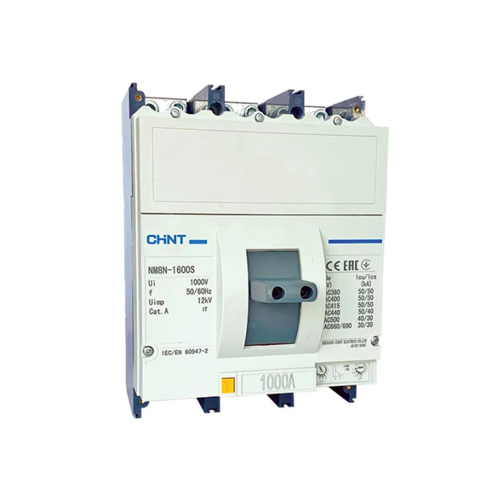 کلید اتوماتیک قابل تنظیم با رله حرارتی مغناطیسی چینت NM8N-1600S