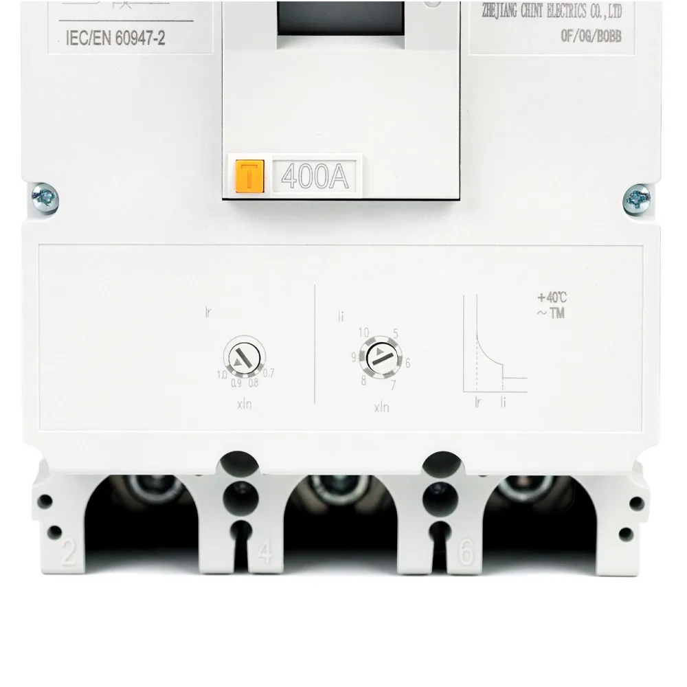 کلید اتوماتیک 400 آمپر قابل تنظیم چینت NM8N-400H/3P-TM-400A