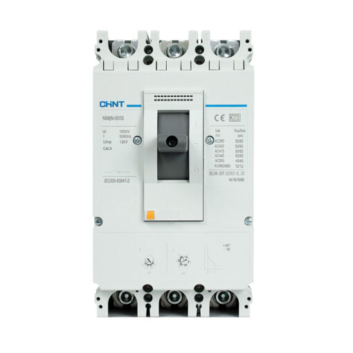 کلید اتوماتیک 800 آمپر قابل تنظیم با رله حرارتی مغناطیسی چینت NM8N-800S/3P-TM-800A