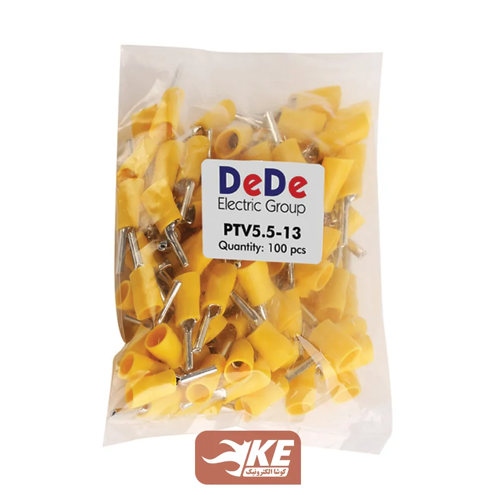 سرسیم سوزنی 6 مدل PTV5.5-13 بسته 100 عددی DeDe