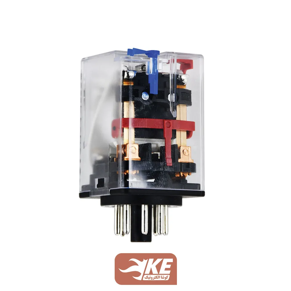 رله 12VDC دو کنتاکت 10 آمپر هونگفا HF10FH/012D-2ZDT