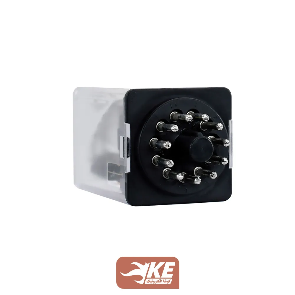 رله 48VAC سه کنتاکت 10 آمپر هونگفا HF10FF/048A-3ZDT