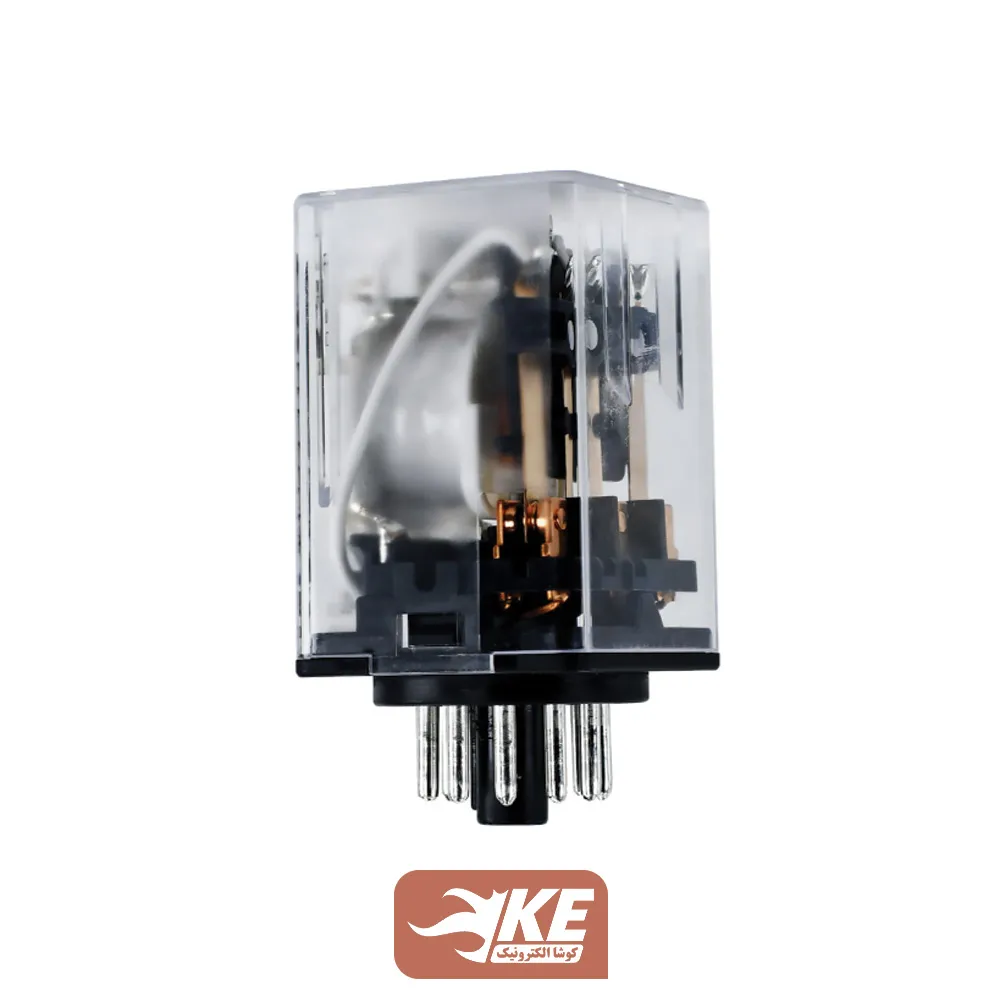 رله 48VAC سه کنتاکت 10 آمپر هونگفا HF10FF/048A-3ZDT