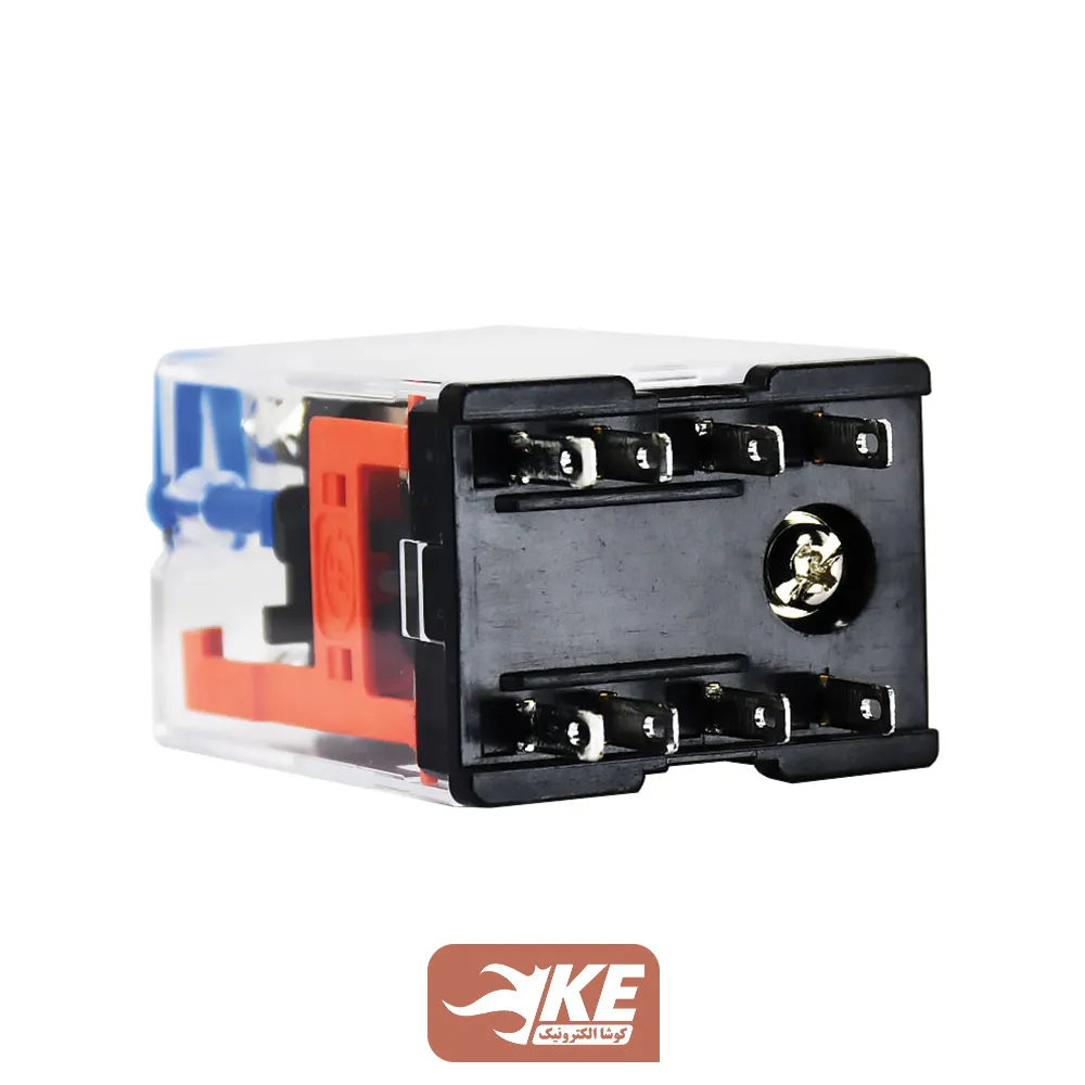 رله 12VDC دو کنتاکت 7 آمپر هونگفا HF18FH/012-2Z1TD