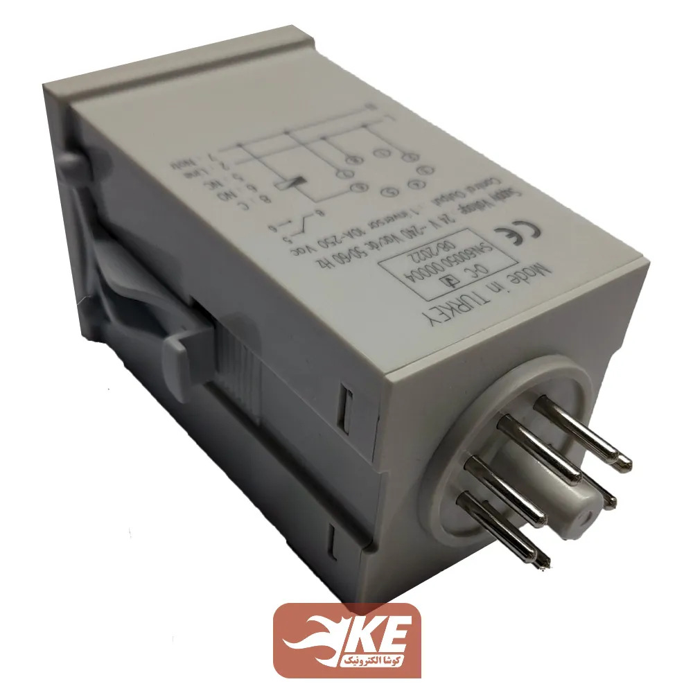 تایمر آنالوگ مولتی رنج سوکتی KRK مدل KZRU48-8P-M1