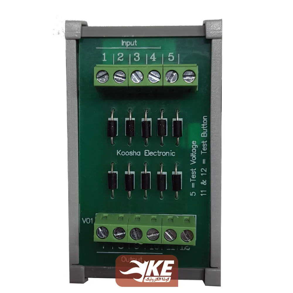 کارت لامپ تست 4 تایی AC کوشا الکترونیک KLT4AC