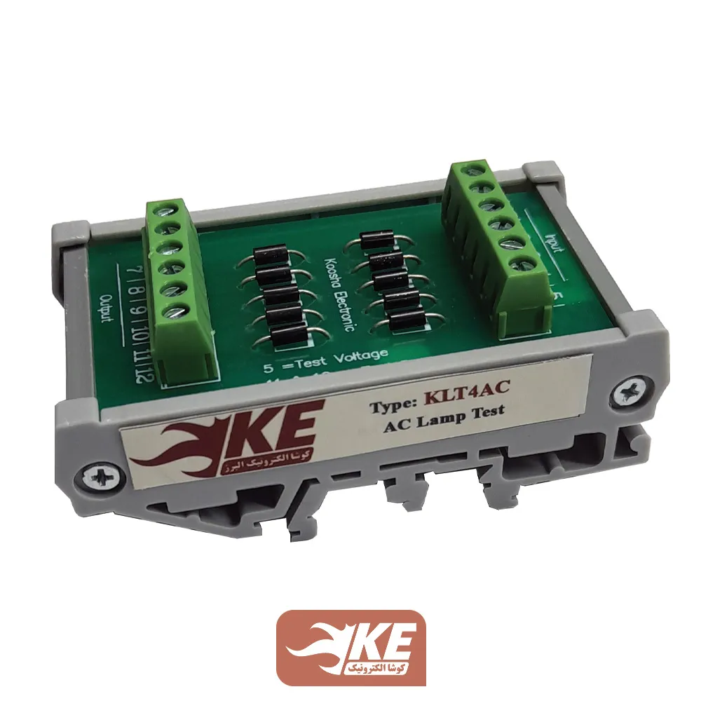 کارت لامپ تست 4 تایی AC کوشا الکترونیک KLT4AC
