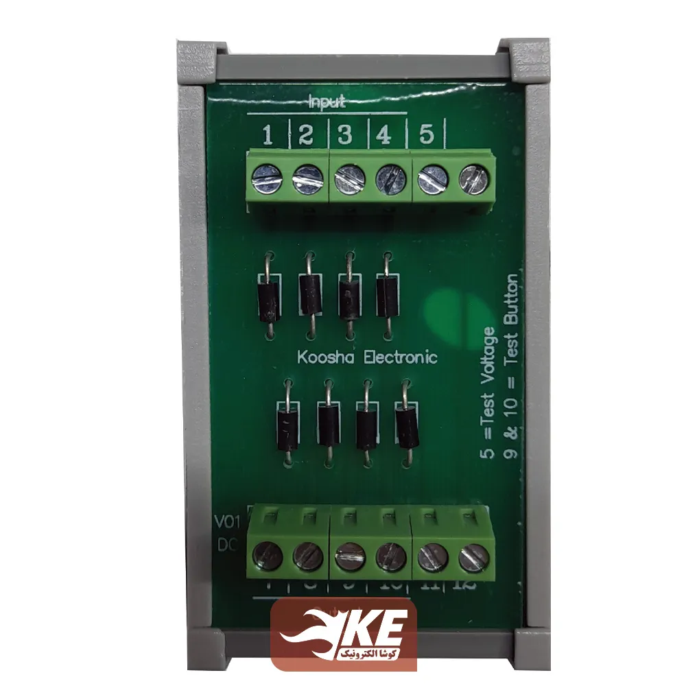 کارت لامپ تست 4 تایی DC کوشا الکترونیک KLT4DC