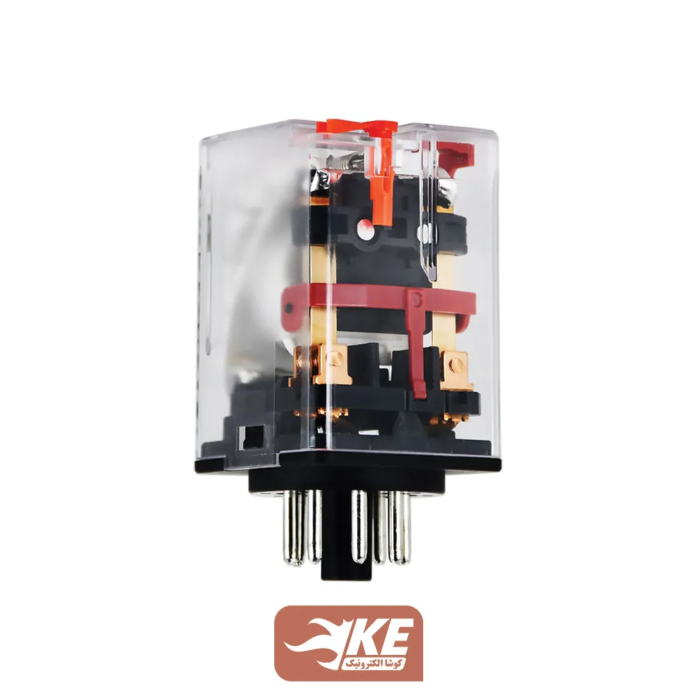 رله 48VAC سه کنتاکت 10 آمپر هونگفا HF10FH/048A-3ZDT