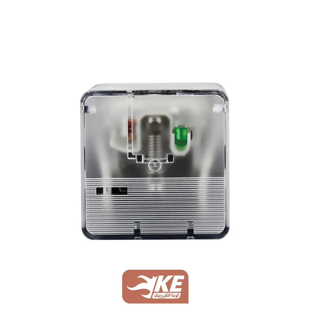 رله 12VDC دو کنتاکت 10 آمپر هونگفا HF10FF/012D-2ZDT