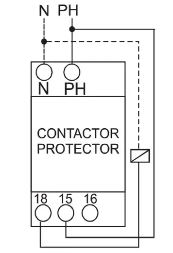 سیمکشی محافظ بوبین کنتاکتور 20JN2 شیوا امواج مدل CPJN-T
