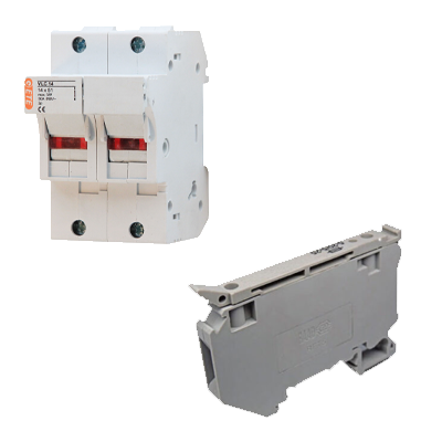 فیوز، پایه فیوز و نگهدارنده فیوز