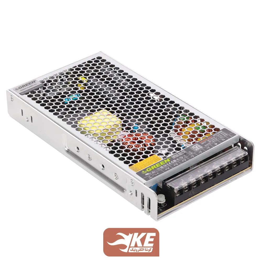 منبع تغذیه کف خواب 24 ولت 10 آمپر Green مدل GP240-S24