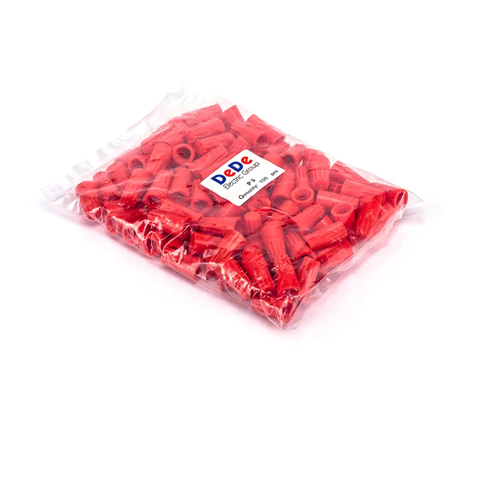 کانکتور پیچی نارنجی DeDe مدل P3 بسته 100 عددی