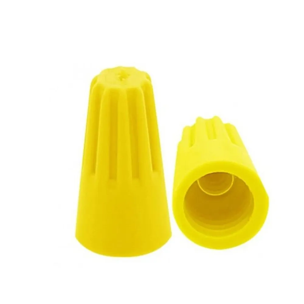 کانکتور پیچی زرد DeDe مدل P4 بسته 100 عددی