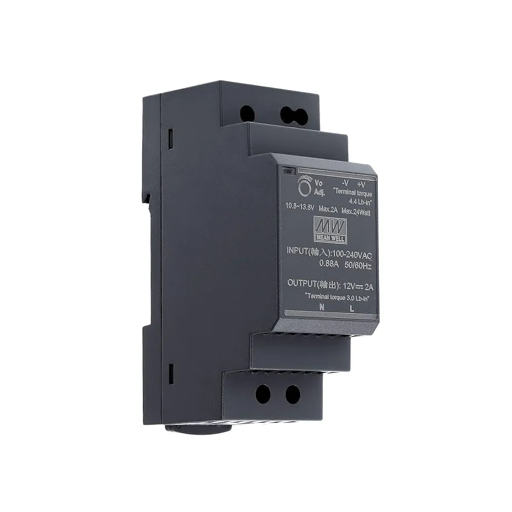منبع تغذیه ریلی 12 ولت 2 آمپر MeanWell مدل HDR-30-12