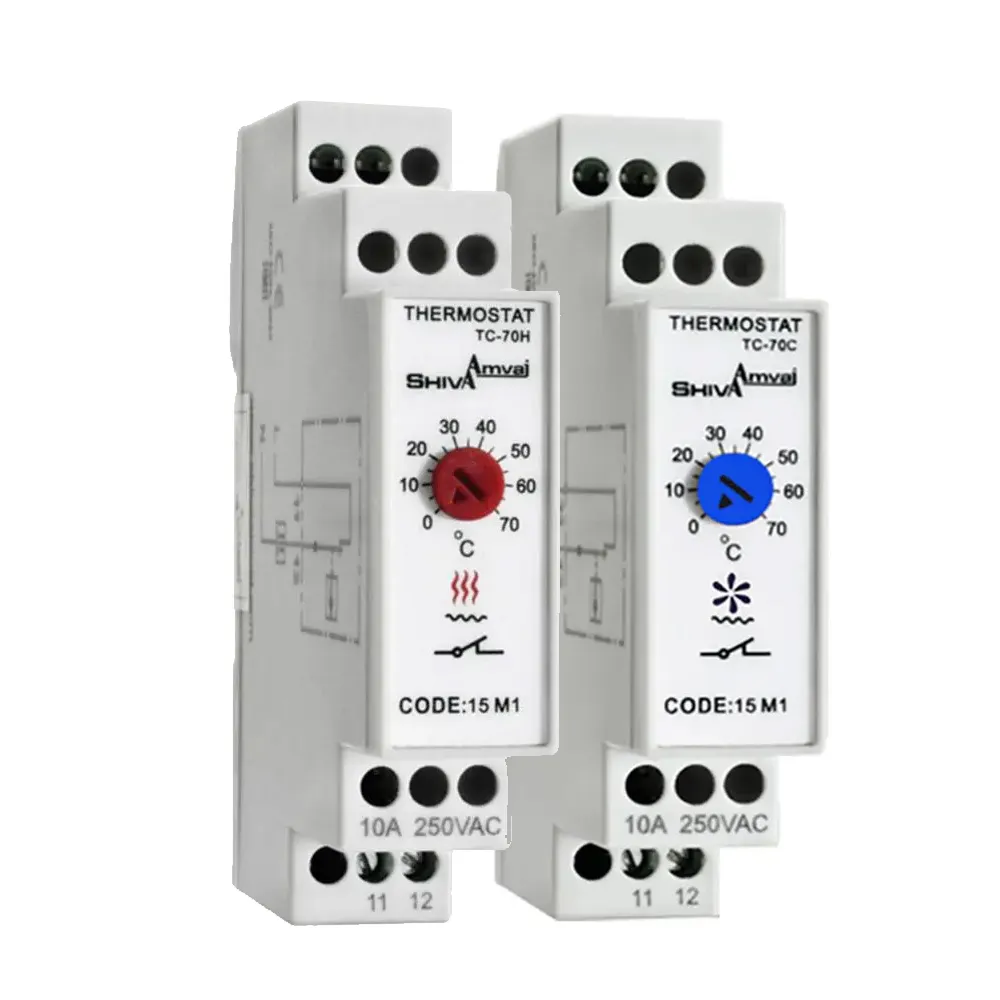 ترموستات تابلویی 15M1 شیوا امواج مدل TC-70