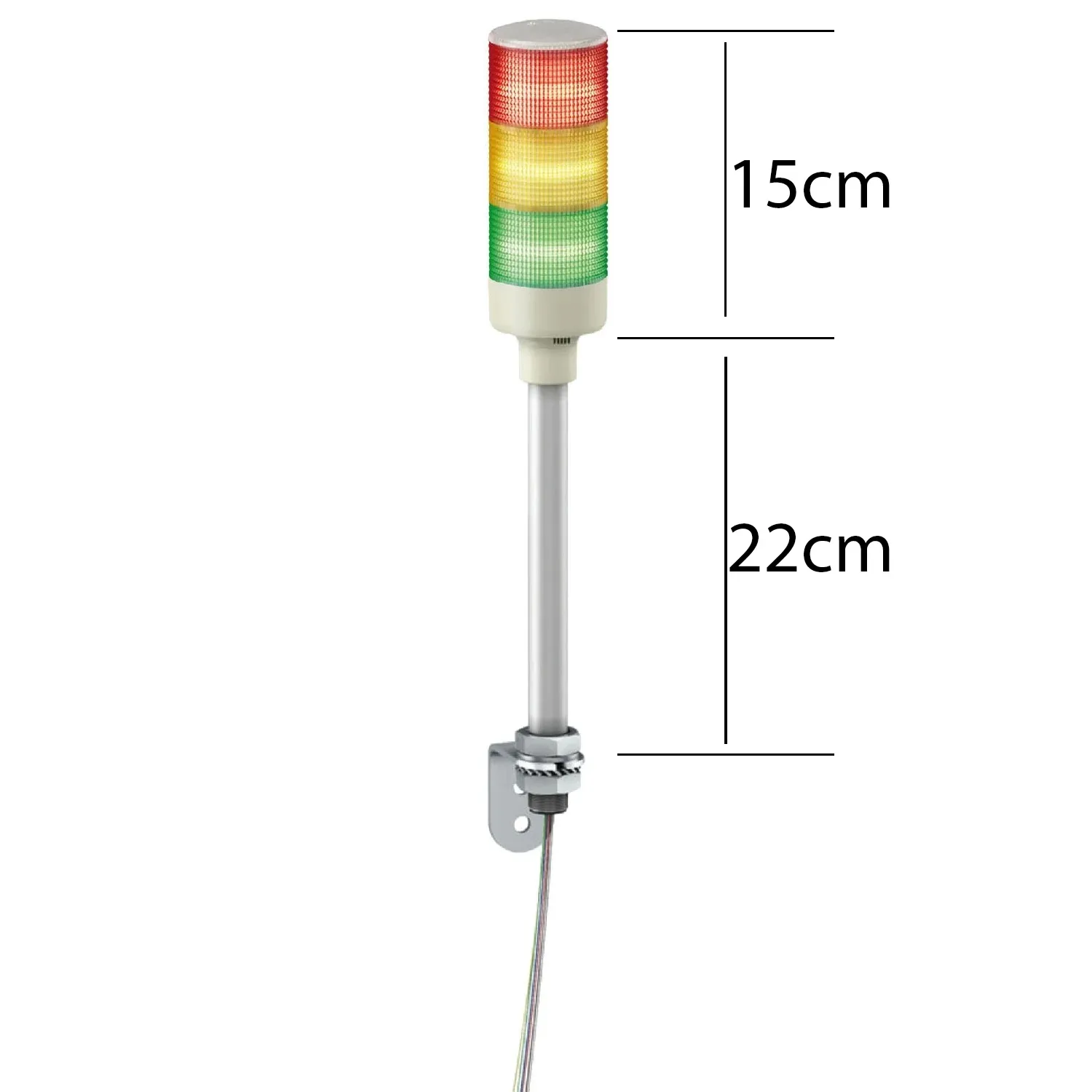 چراغ گردان مولتی ولتاژ LED آژیردار سه طبقه سون LTD-3WJ