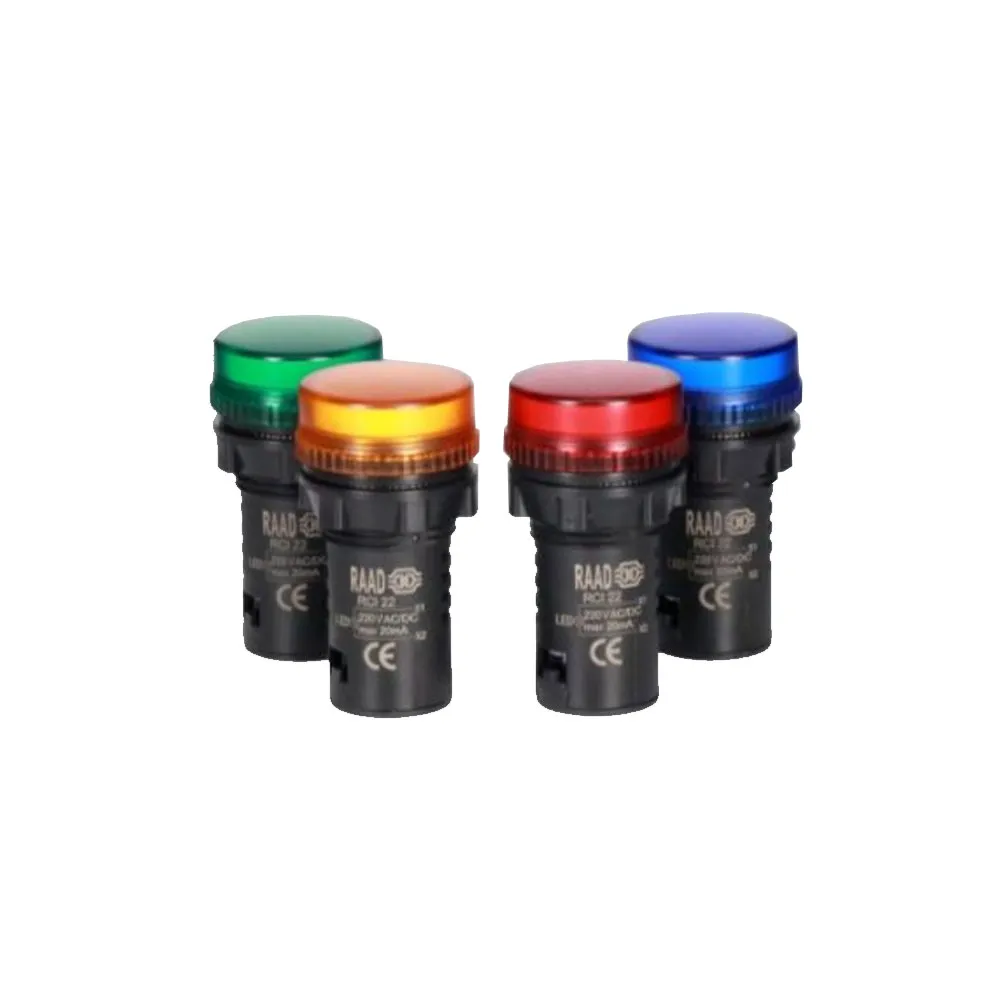 چراغ سیگنال 220 ولت قطر 22 میلی رعد سری RCI22